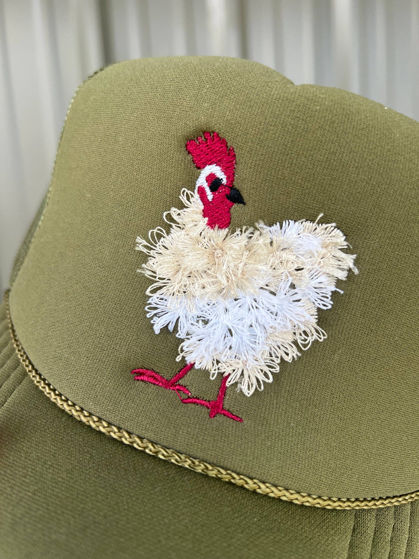Chicken Embroidered Hat
