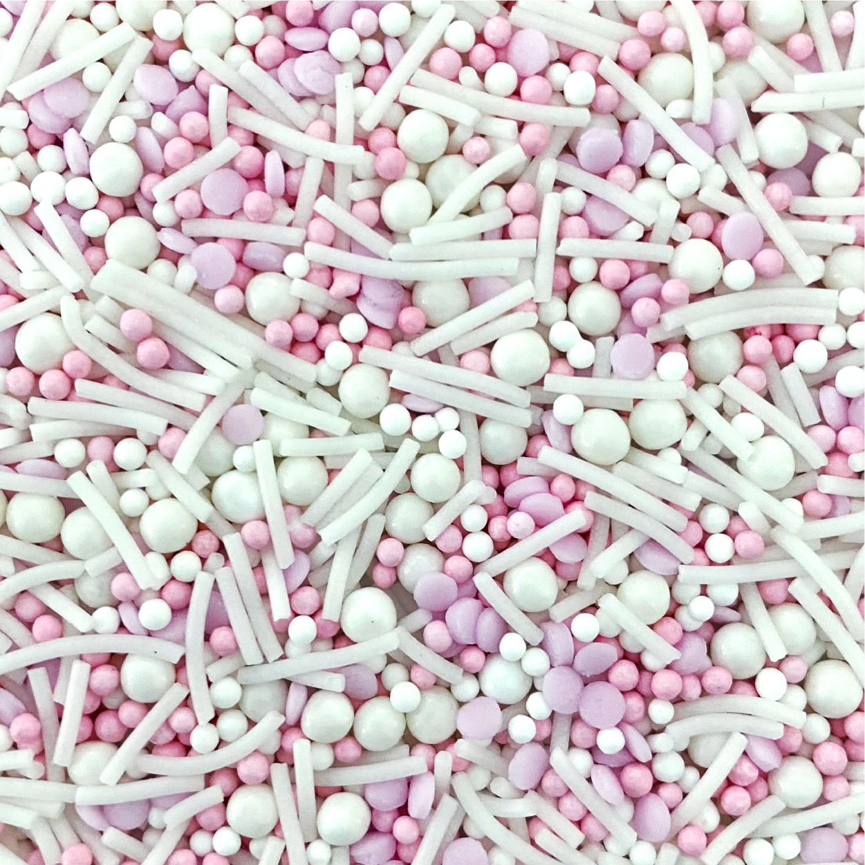 Supernatural Dye-Free Pink Pop! Nonpareils Sprinkles