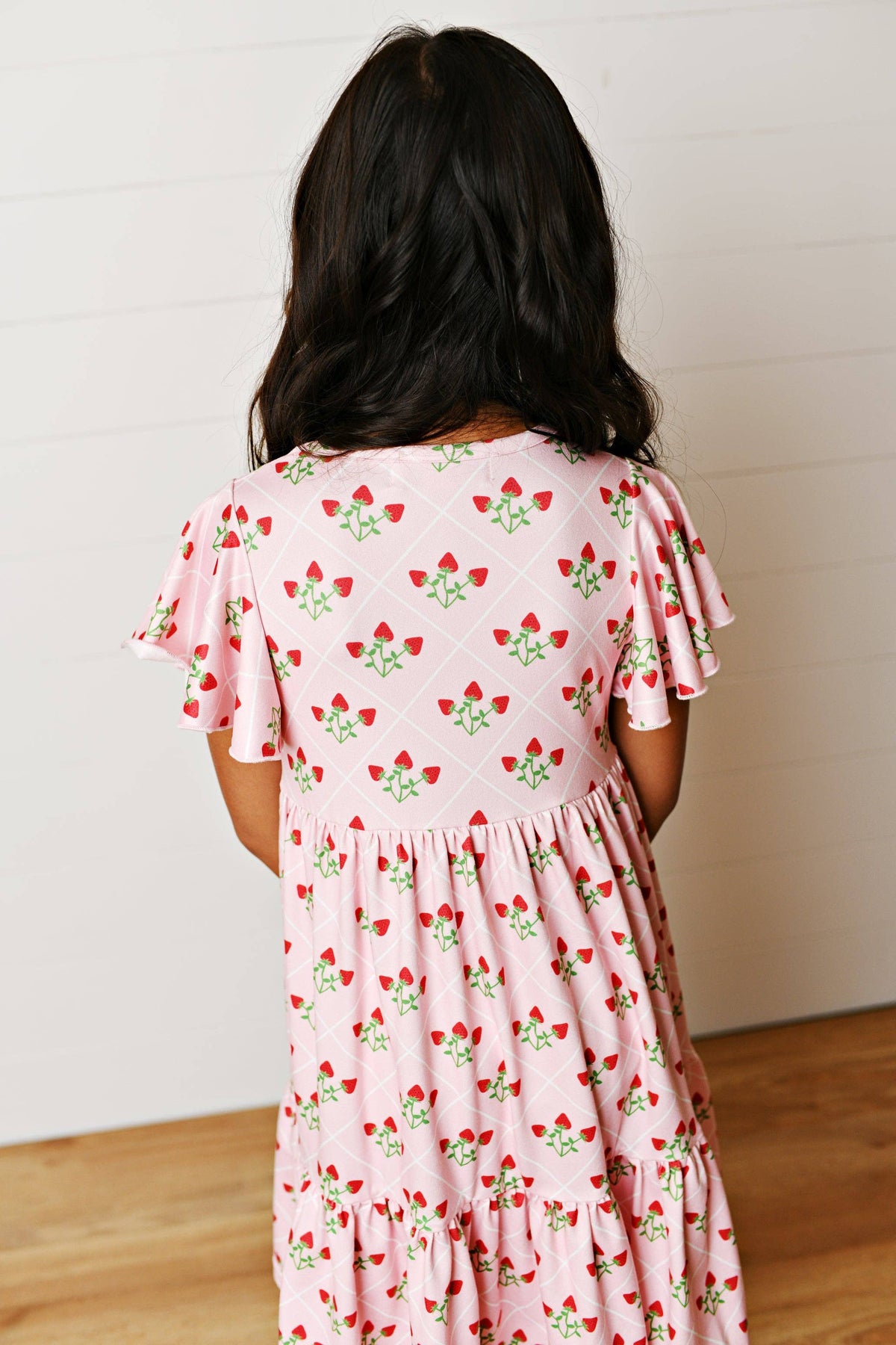 Emmy Strawberry Spring Dress