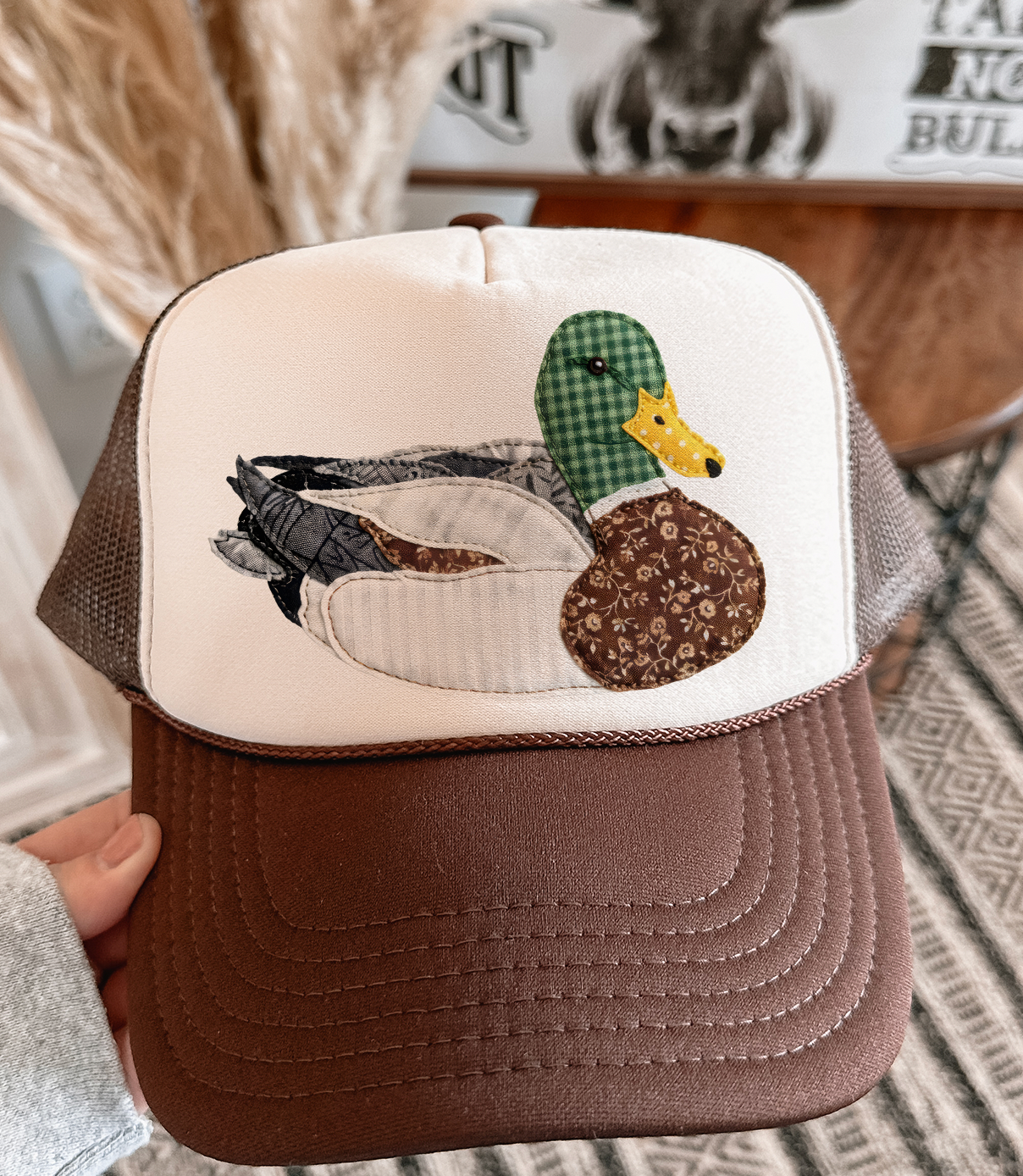 Patchwork Mallard Hat
