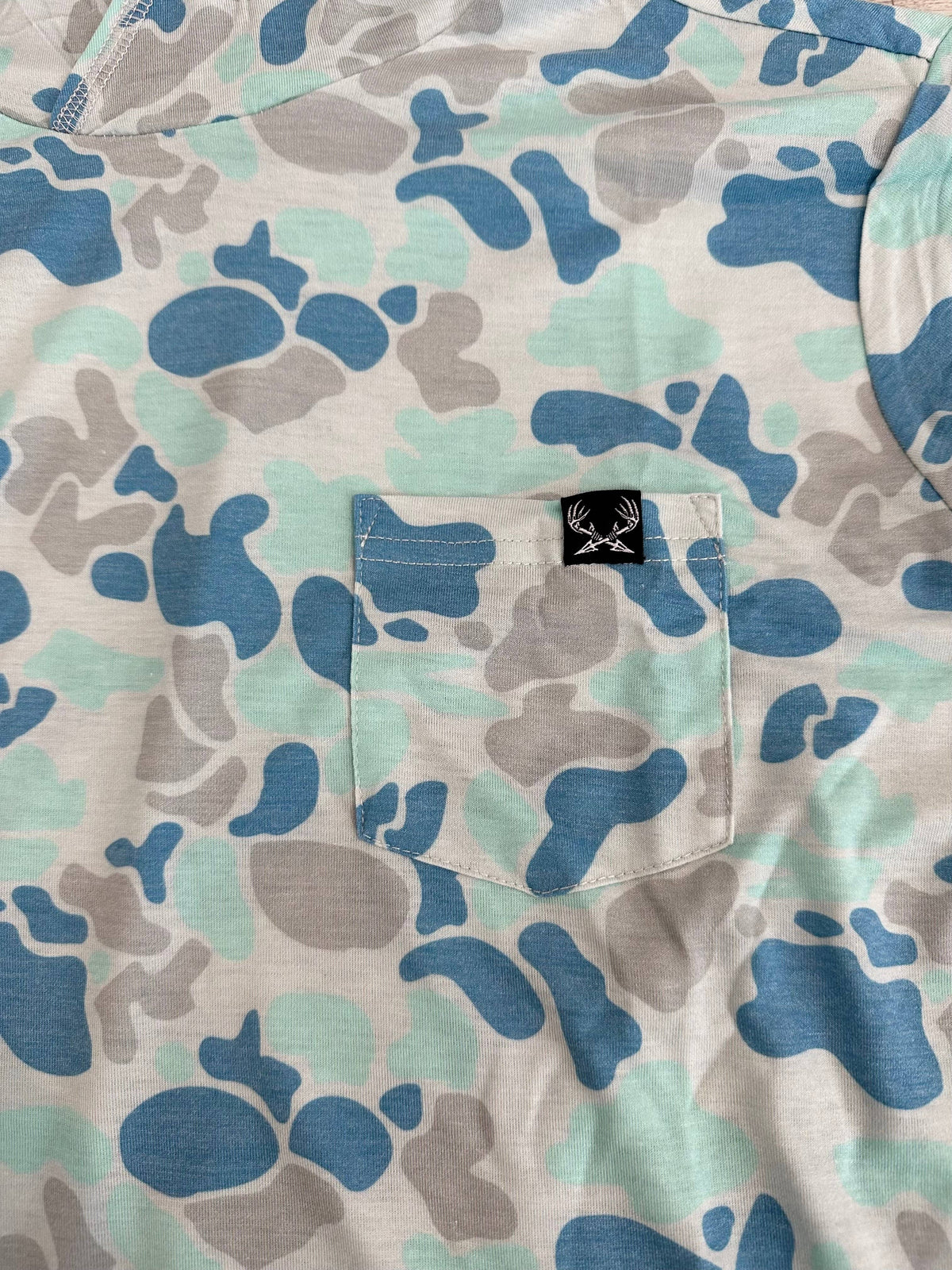 Tide Camo Youth Performance Hoodie