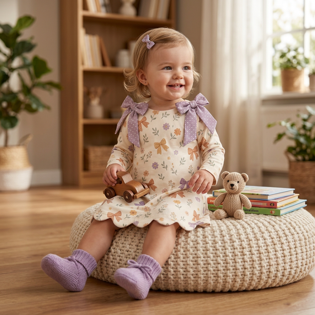 Autumn Bow Dress