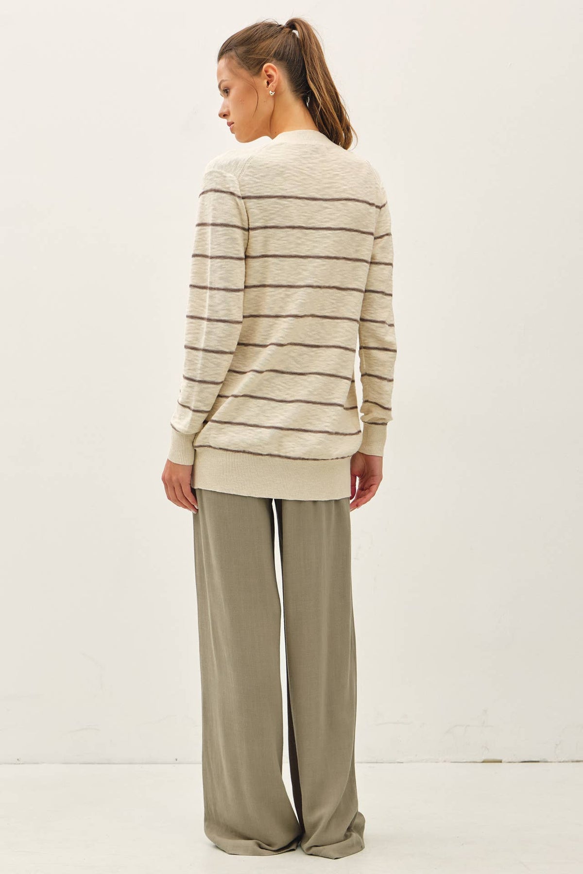 STRIPED CARDIGAN
