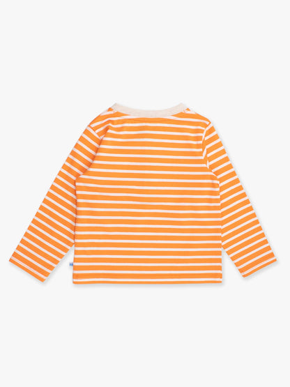Orange Stripe Pumpkin Henley