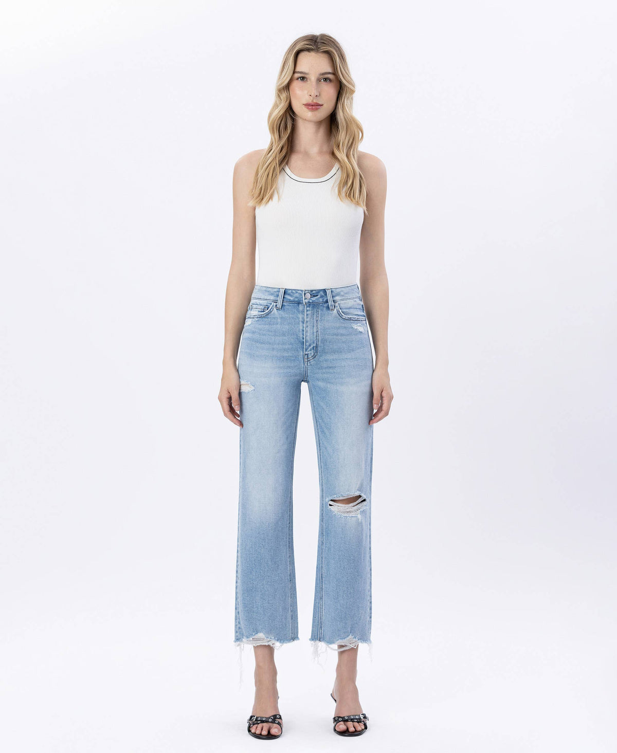 Ezra High Rise Crop Jean
