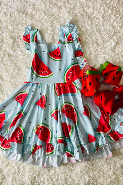 Blue Watermelon Dress