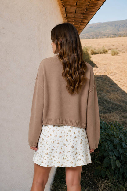 Button Down Knit Cardigan