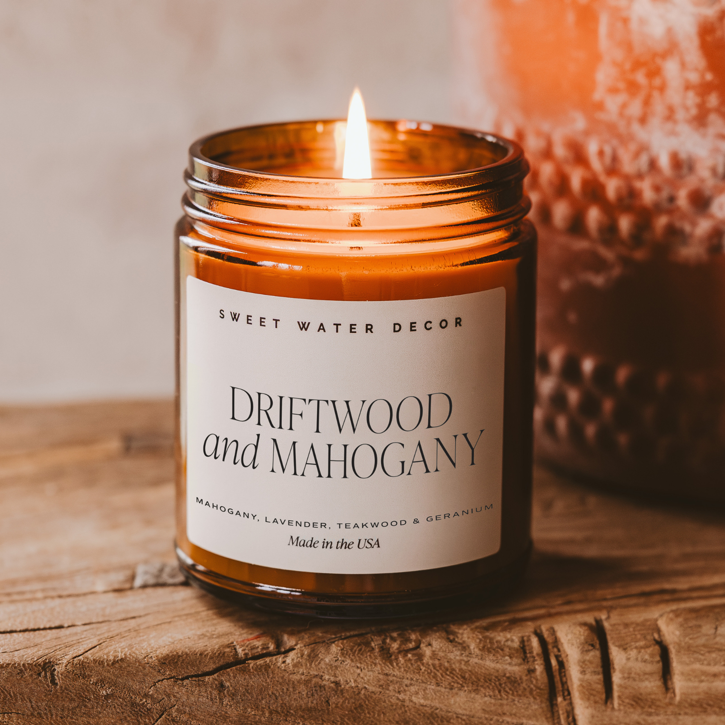 Driftwood and Mahogany Soy Candle