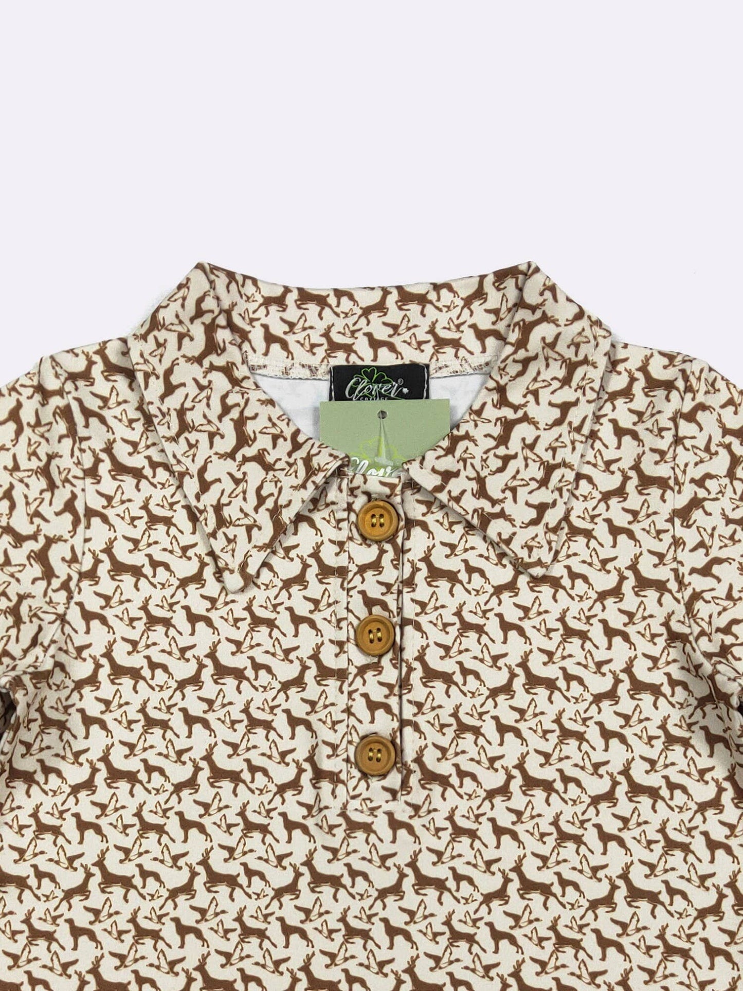 Bucks N Ducks Boy Collar Shirt