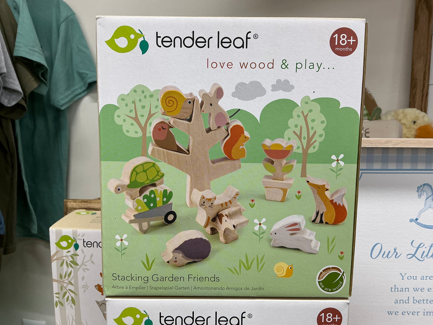 Wood Stacking Garden Friends