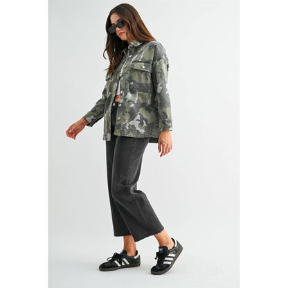 CAMOUFLAGE SHACKET