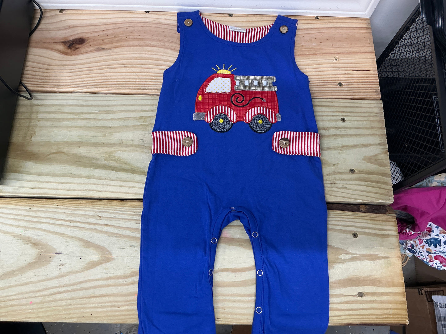 Fire Truck Overalls