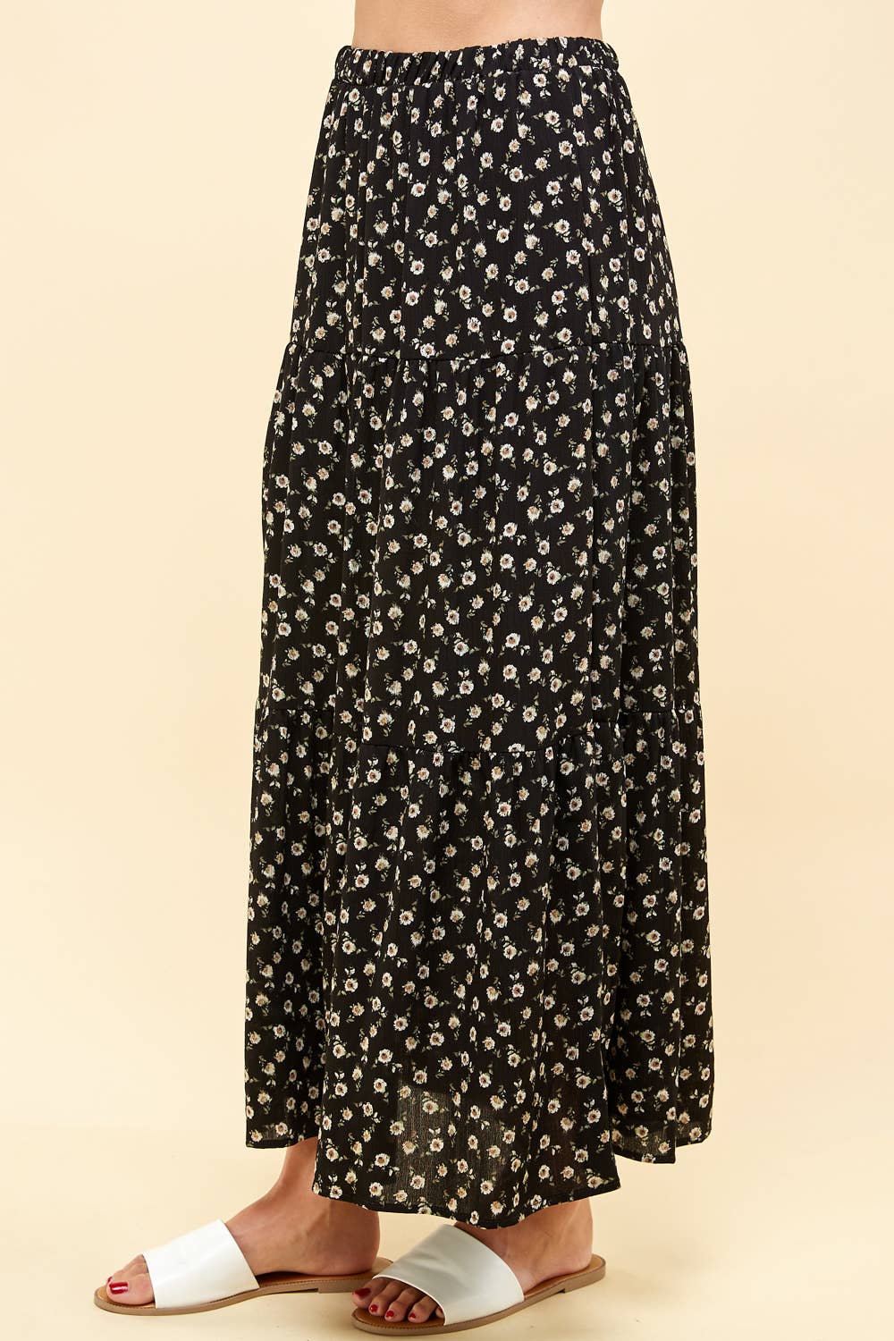 Three Layered Floral Skirt