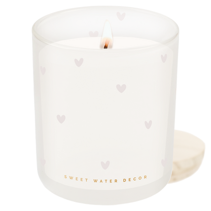 *NEW* All Over Hearts 12 oz Soy Candle - Valentine's Day