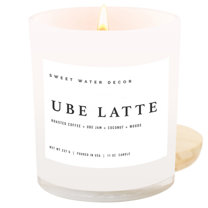*NEW* Ube Latte 11 oz Soy Candle - Home Decor & Gifts