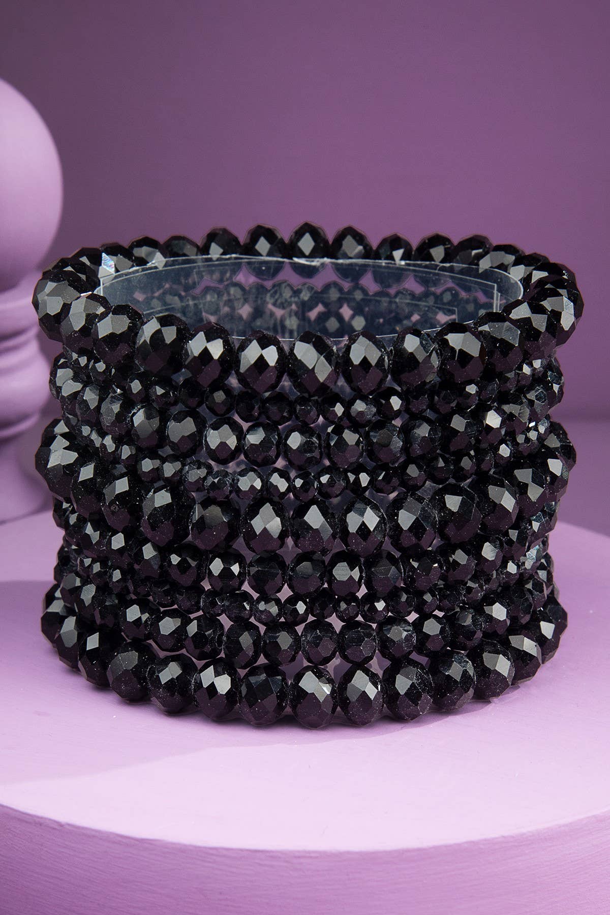 Glass Bead 9 Set Bracelet