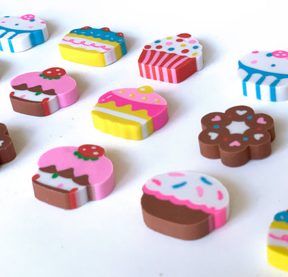 SWEET CAKES SCENTED ERASER - TUB of 12