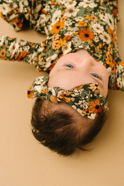 Rustic Blooms Bamboo Headband