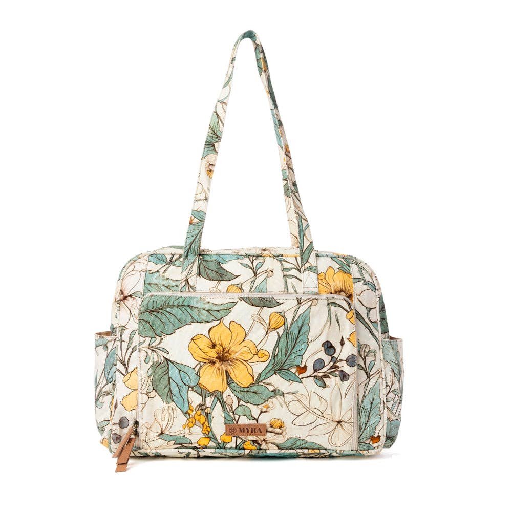 Myra Sunnyfield Diaper Bag in Ochre Farm