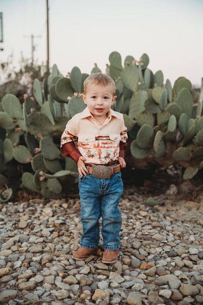 Desert Cowboy Pearl Snap Shirt