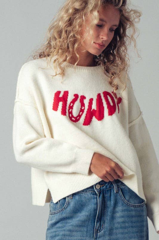 Howdy Sweater