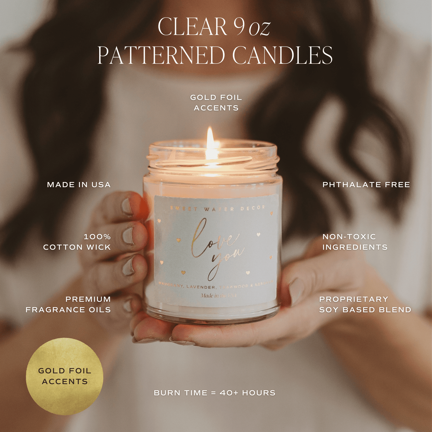 *NEW* Love You 9 oz Soy Candle - Valentine's Day Gifts