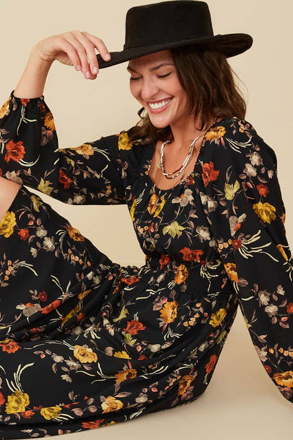 Hayden Fall Floral Dress