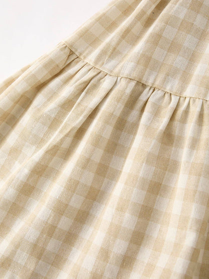 Apricot Plaid