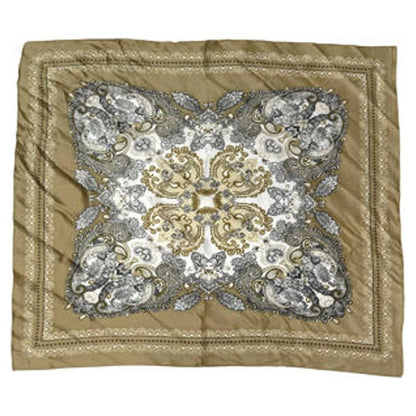 PAISLEY MEDALLION PRINT SILKY BANDANA