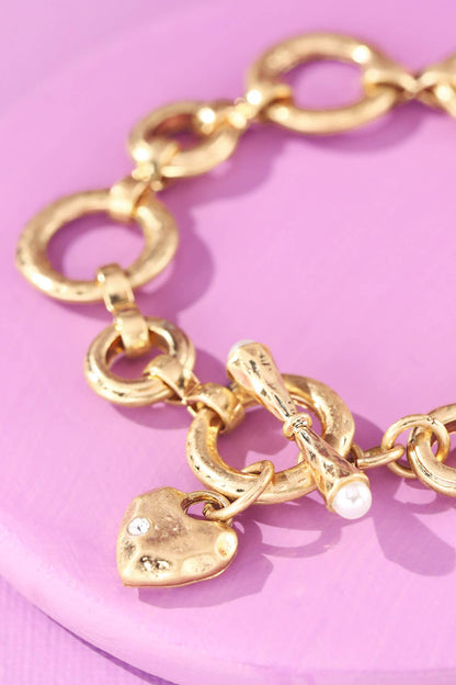 Circle Link Toggle Bracelet