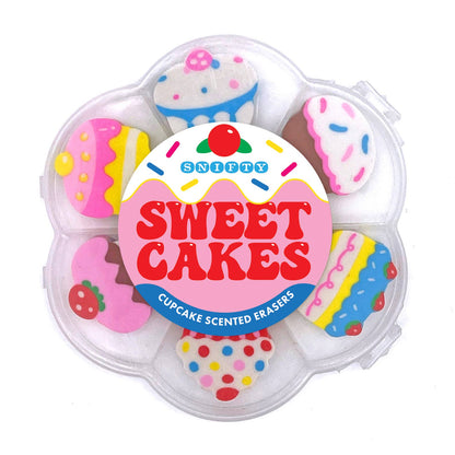 SWEET CAKES SCENTED ERASER - TUB of 12