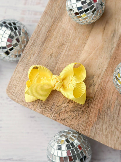 Original Grosgrain Hair Bow - Alligator Clip - 3"