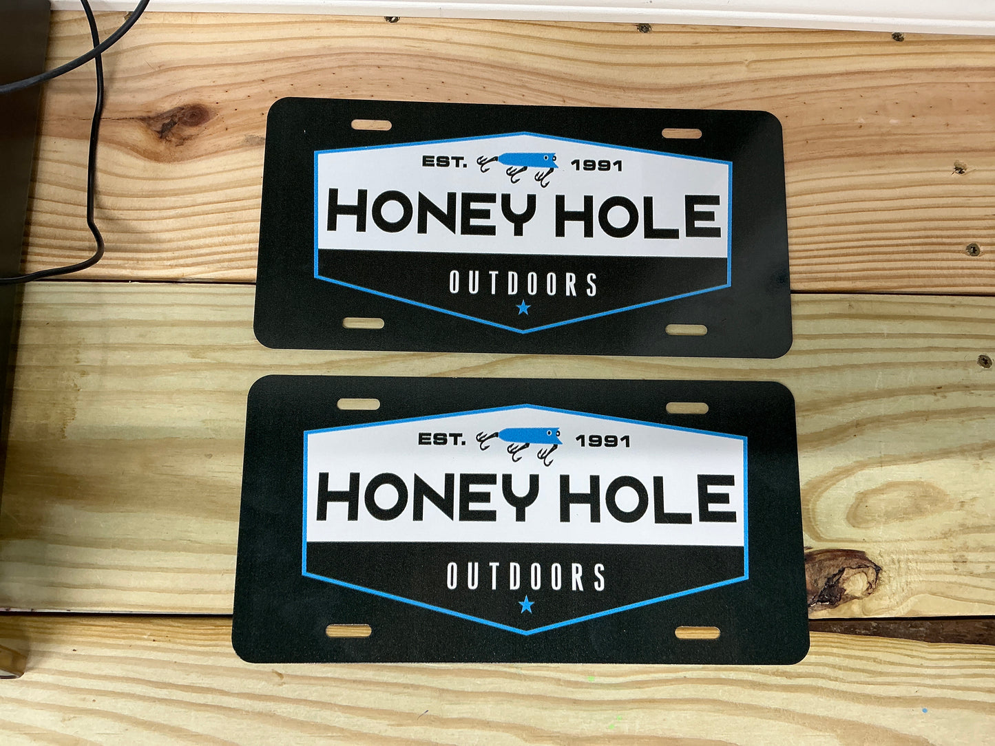 Honey Hole License Plate