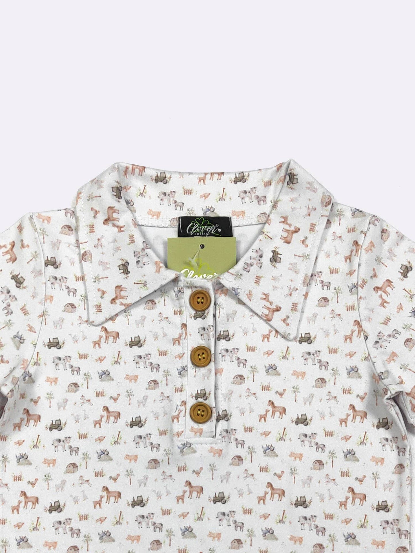 Mini Farm Boy Collar Shirt