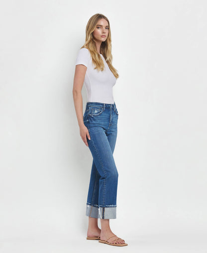 Victoria High Rise Straight Jeans