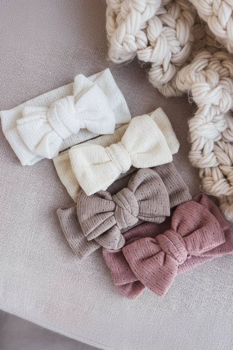 Large Knit Bow