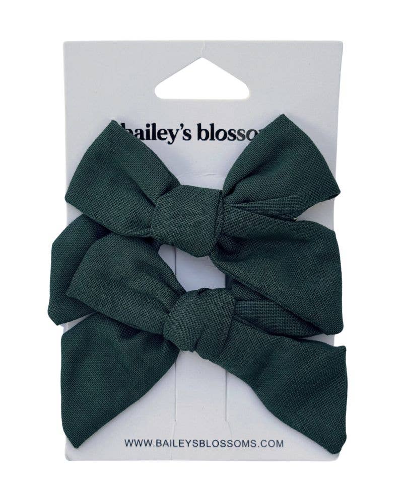 Linen Cotton Piggie Sets - Hunter