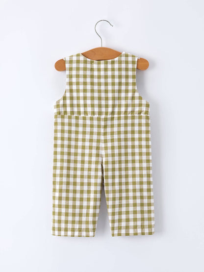 Fish Smocked Boy Romper