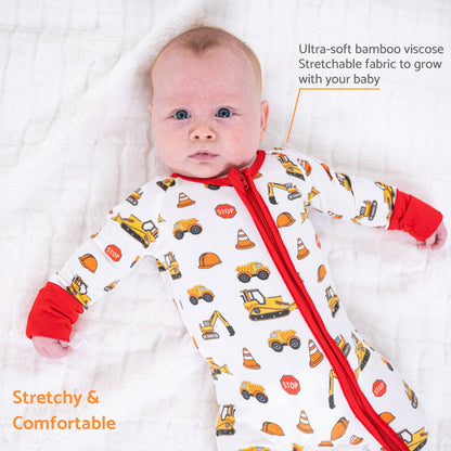 Bamboo Construction Zip Pjs