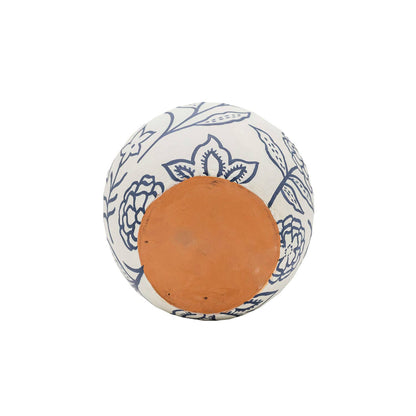 Marguerite Blue Floral Bud Vase