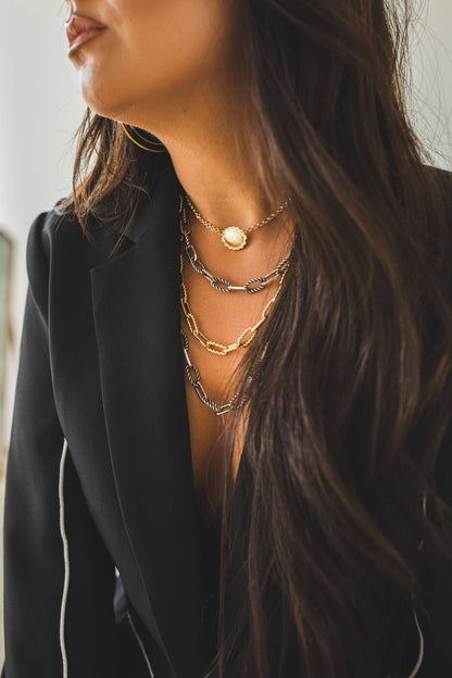 18K Gold Plated 20" Rope Link Chain
