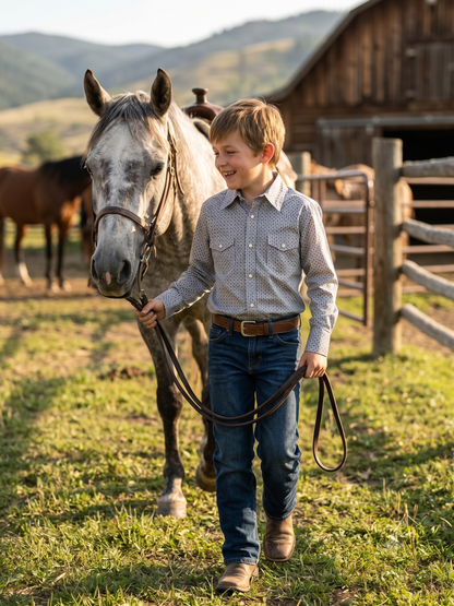 Newt Boys Western Snap Shirt