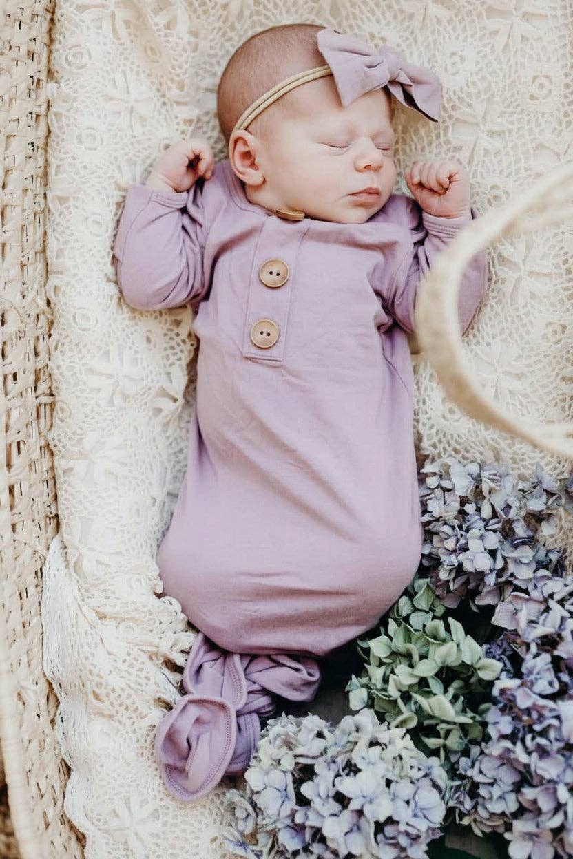 Ellie Bamboo Knotted Gown Set