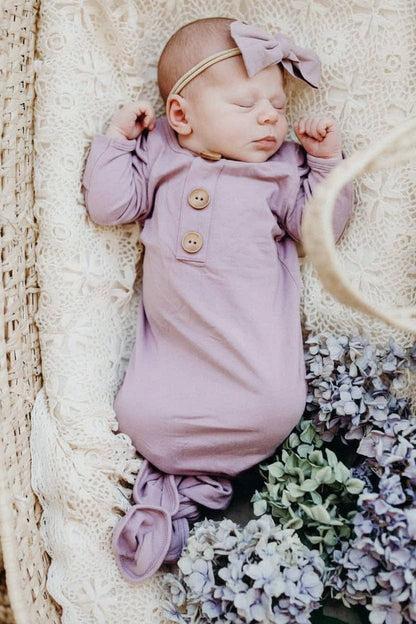 Ellie Bamboo Knotted Gown Set