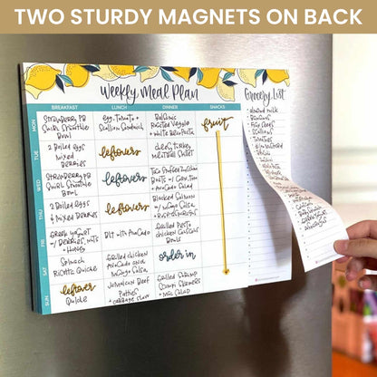 Horizontal Meal Planning Pad, 8.5x11 in