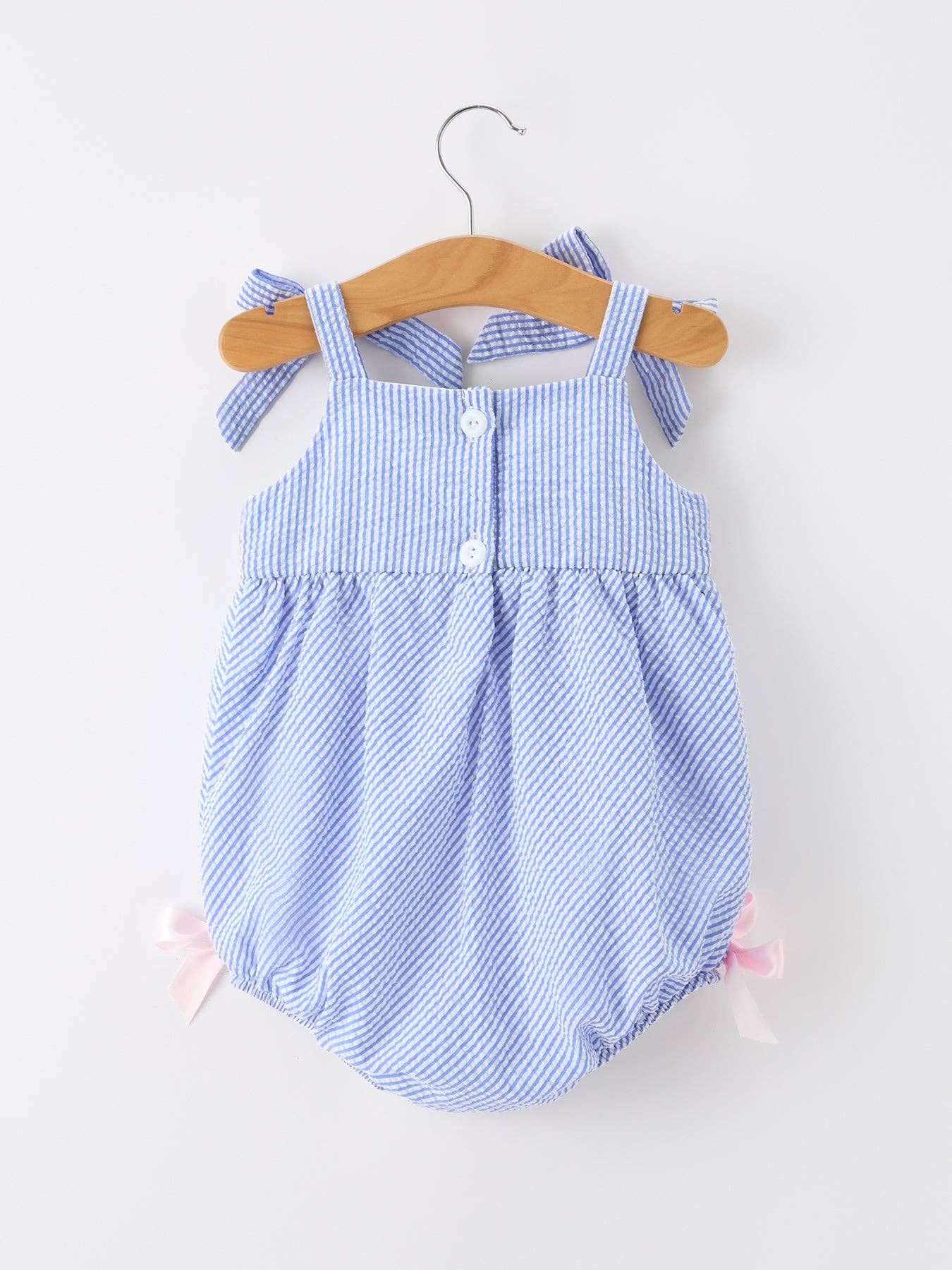 Watermelon Stripe Girl Romper