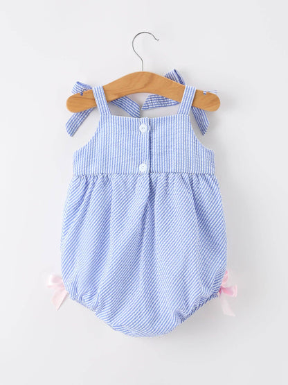 Watermelon Stripe Girl Romper