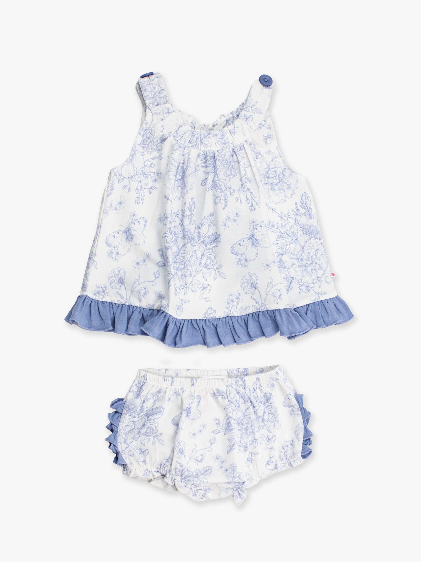 Periwinkle Butterfly Bloomer Set