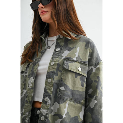 CAMOUFLAGE SHACKET