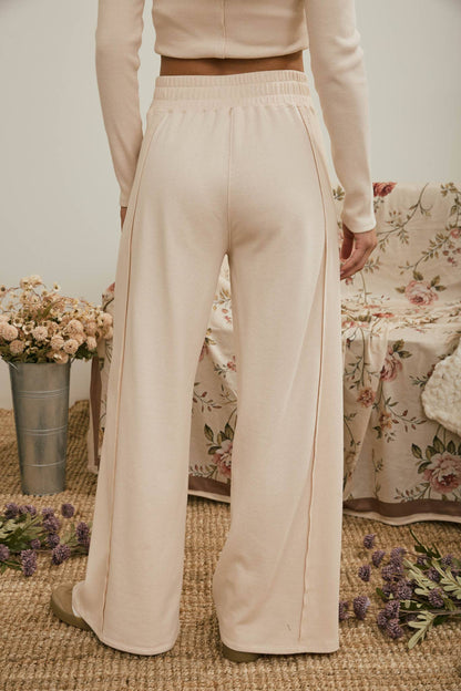 Side Panel Knit Lounge Pants
